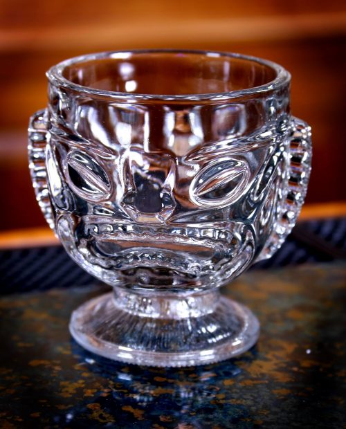 14 oz. Glass Tiki Mug, Happy & Sad