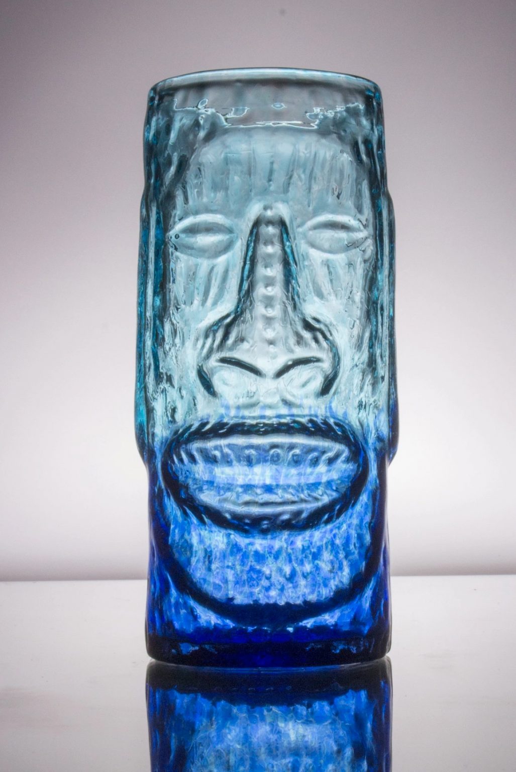 Moai Glass Tiki Mug, 13 oz. - Awesome Drinks