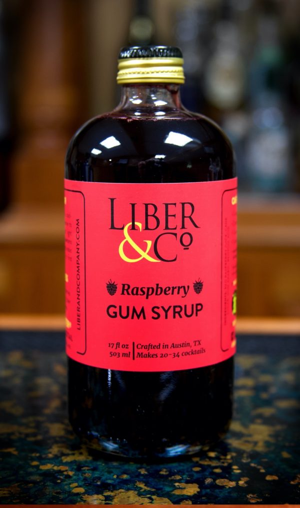 Liber & Co. Raspberry Gum Syrup, 17 oz