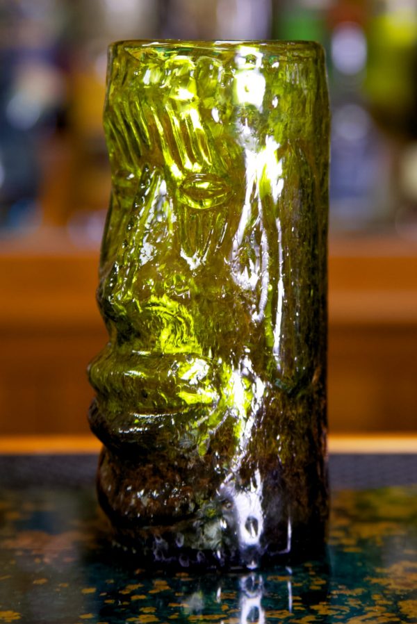 Moai Tiki Glass - Side