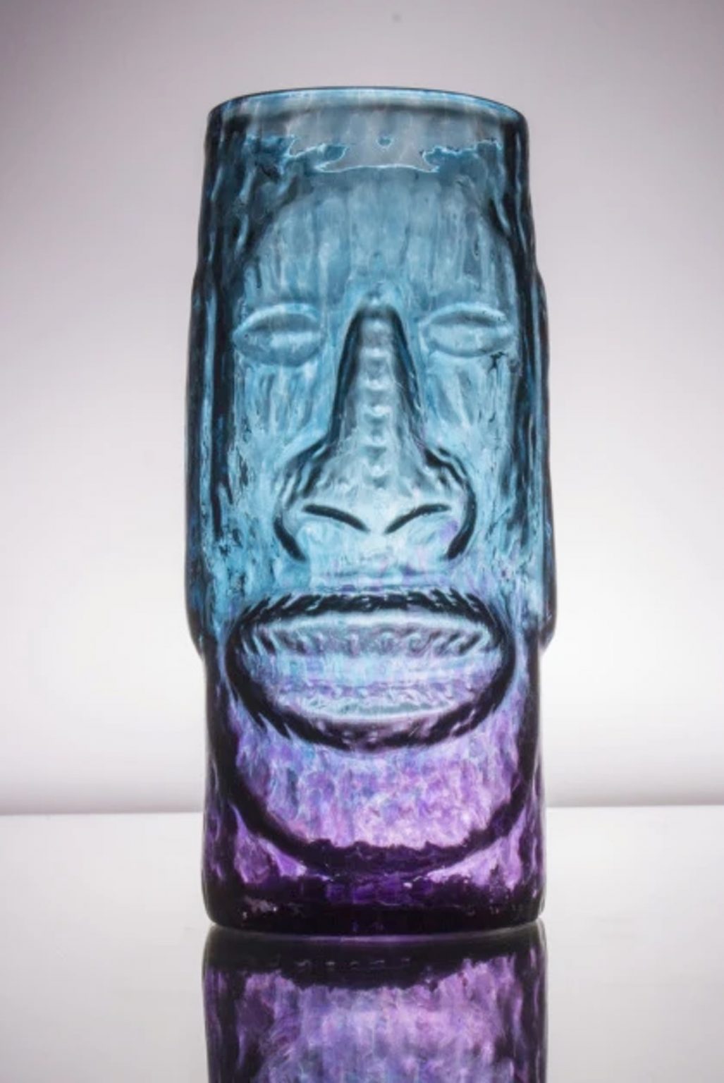 Moai Glass Tiki Mug, 13 oz. - Awesome Drinks